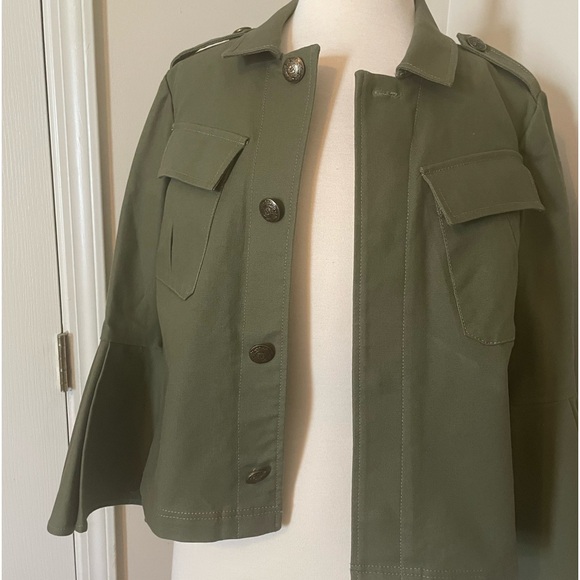 RACHEL Rachel Roy Sage Green Jacket size 10 - Picture 5 of 11